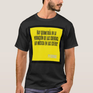 Camiseta Cartão de Saudação Pitágoras