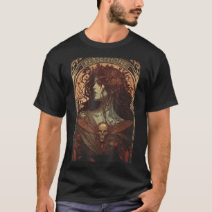 Camiseta Cartão De Tarô De Mídia E Perséfone
