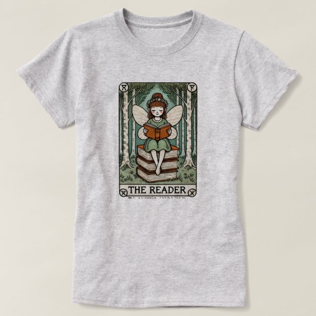 Camiseta Cartão de Tarô Leitura (Frente do Design)