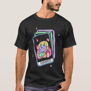 Camiseta Cartão de Tarot Crafiado do Pastel Gótico Creepy K
