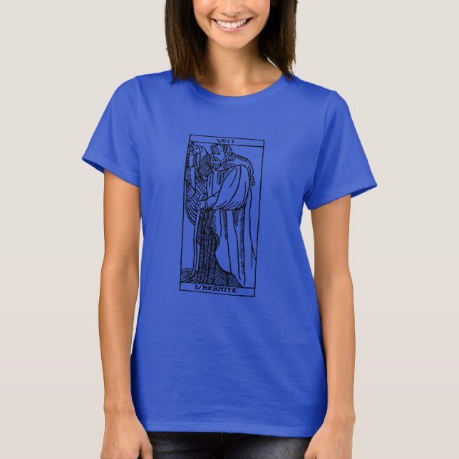 Camiseta Cartão de Tarot: O eremita (Frente)