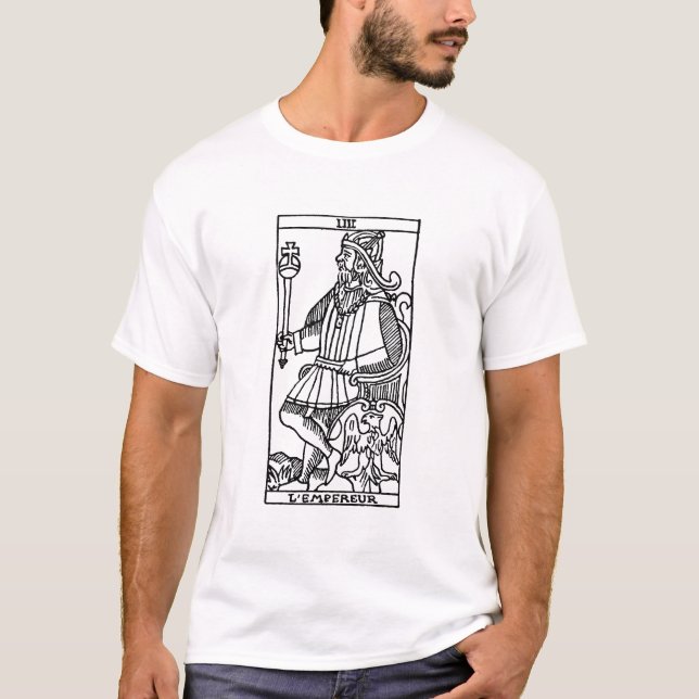 Camiseta Cartão de Tarot: O imperador (Frente)