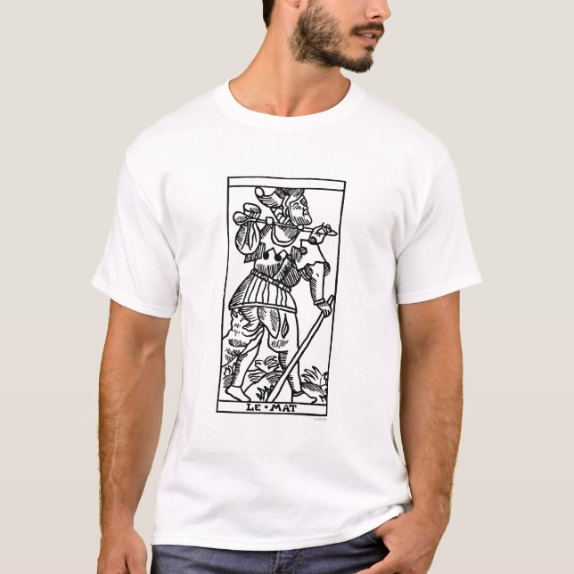 Camiseta Cartão de Tarot: O tolo (Frente)