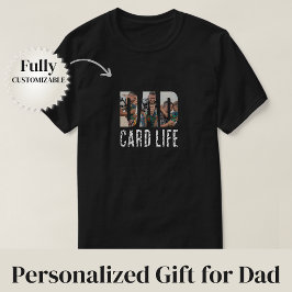 Camiseta Cartão de Vida de Pai