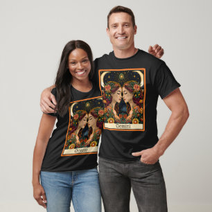 Camiseta Cartão Engraçado/Zodiac/Gemini