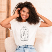 Cartão Místico de Tarot Festa de Solteira A Noiva