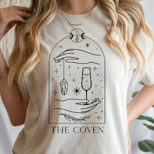 Camiseta Cartão Místico de Tarot The Coven Despedida de Sol