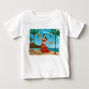 Camiseta Cartão-postal Vintage Havaiano Mele Kalikimaka