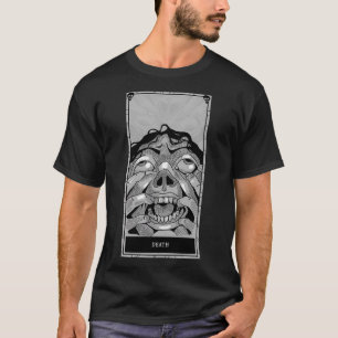 Camiseta Cartão tarô de morte por fasmofobia