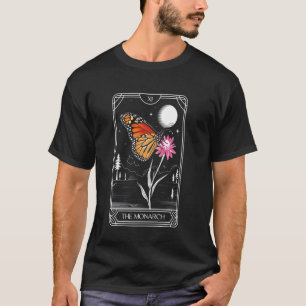Camiseta Cartão Tarot Borboleta Monarca Lua Viagem ao Zooló