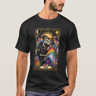 Camiseta Cartão Tarot LGBT Orgulho LGBTQ Igualdade de Direi