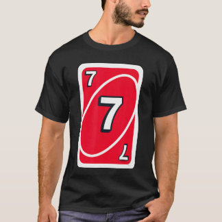 Camiseta Cartão UNO Halloween Vermelho 7
