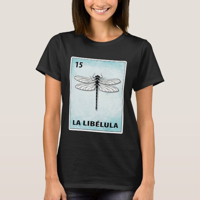 Camiseta Cartas da Libélula Mexicana La Libelula (Frente)