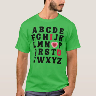 Camiseta Cartas de Amor ABC garota