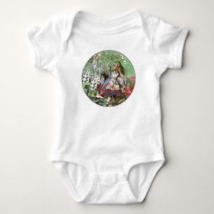 Camiseta cartas de aventura de alice no país das maravilhas