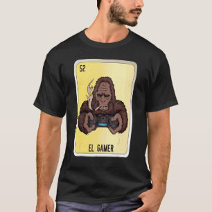 Camiseta Cartas de Bingo da Loteria do El Gamer Mexicano Sl