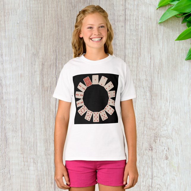 Camiseta Cartas de Copas em Círculo (Criador carregado)