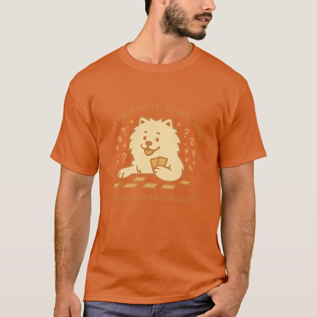 Camiseta Cartas de jogar Chow Chow vintage (Frente)