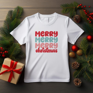 Camiseta Cartas de Natal Muito Feliz