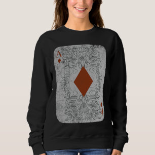 Camiseta Cartas de Poker Antigas Ás de Ouros