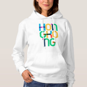 Camiseta Cartas de Pop de Arte de Hong Kong China