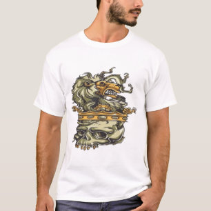 Camiseta Cartaz à venda com a obra "CABEÇA DE LEÃO REI - B