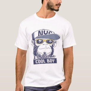 Camiseta Cartaz à venda com a obra "Logotipo de macaco, bea