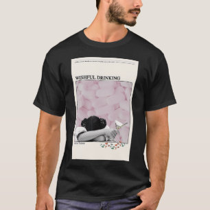 Camiseta Cartaz Carrie Fisher Bebendo por Desejo