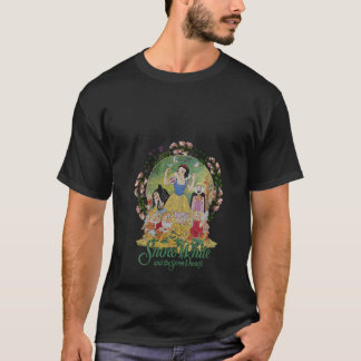 Camiseta Cartaz Clássico do Grupo da Disney Snow White Femi