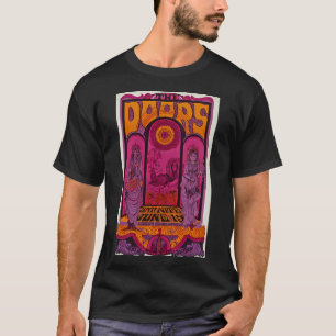 Camiseta Cartaz de concerto psicodélico retrô vintage 1968