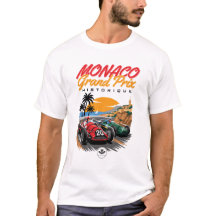 Cartaz de Corrida Clássico Riviera Mônaco Vintage