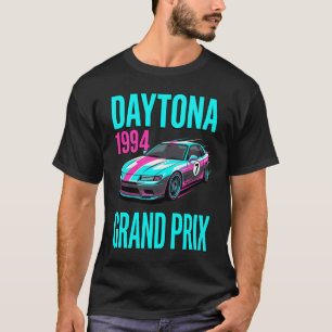 Camiseta Cartaz de Corrida do Grande Prêmio Vintage Daytona
