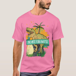 CAMISETA CARTAZ DE DINOSSAURO