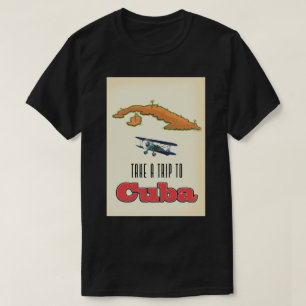 Camiseta Cartaz de férias em Cuba