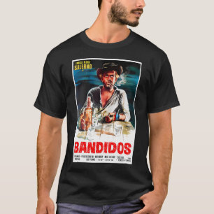 Camiseta Cartaz de filme italiano Bandidos 1967 Western Spa