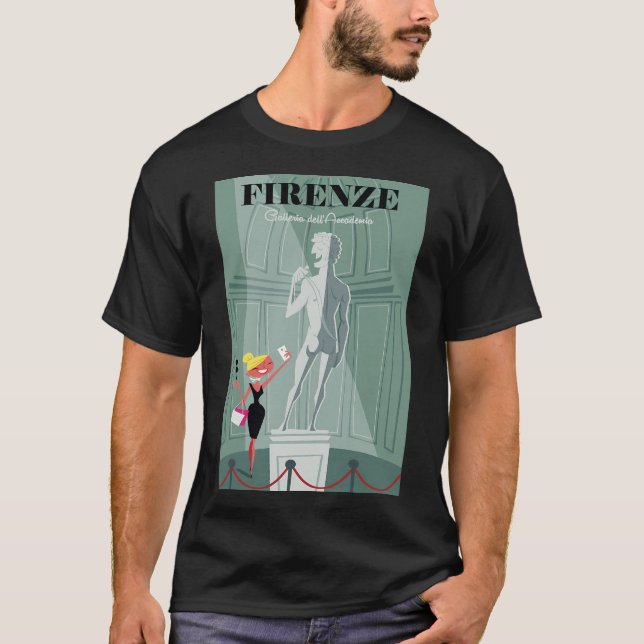 Camiseta Cartaz de Florença (Frente)