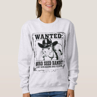 Camiseta Cartaz de Procurado Esquilo Engraçado | Bandido da