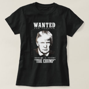 Camiseta Cartaz de Procurado - Trump o Trouxa