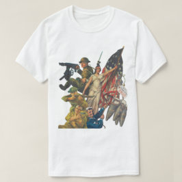 Camiseta Cartaz de propaganda da Primeira Guerra Mundial do