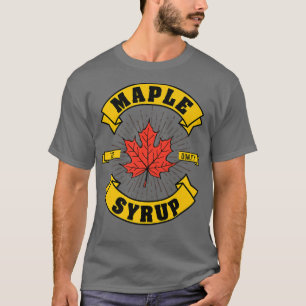 Camiseta Cartaz de qualidade de cartografia Xarope Autumn o