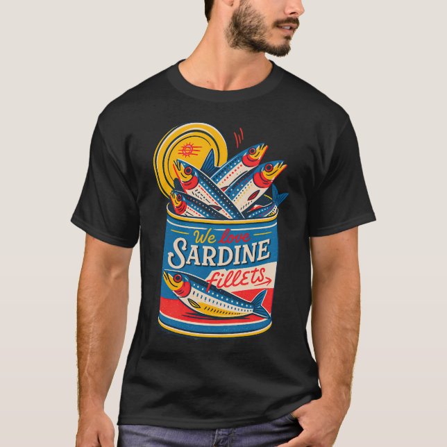 Camiseta Cartaz de Sardinhas (Frente)