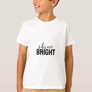 Camiseta Cartaz de Tipografia Motivacional em Negrito – Tex