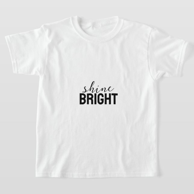 Camiseta Cartaz de Tipografia Motivacional em Negrito – Tex (Postura )