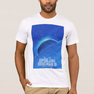 Camiseta Cartaz de viagem de ficção científica Epsilon Erid