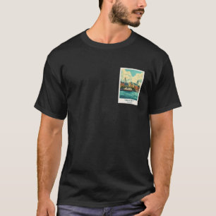 Camiseta Cartaz de Viagem de Helsinque Finlândia