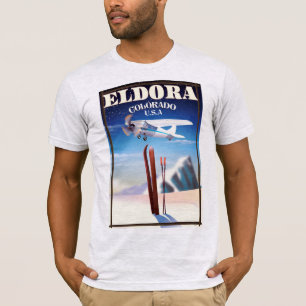 Camiseta Cartaz de viagem Eldora Colorado.