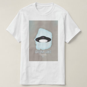Camiseta Cartaz de viagem Groom Lake Nevada