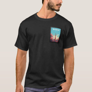 Camiseta Cartaz de Viagem para Tóquio Japão