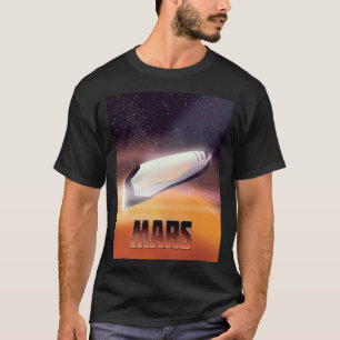 Camiseta Cartaz do Espaço de Marte