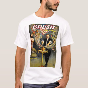 Camiseta Cartaz do mágico Brush, o Místico